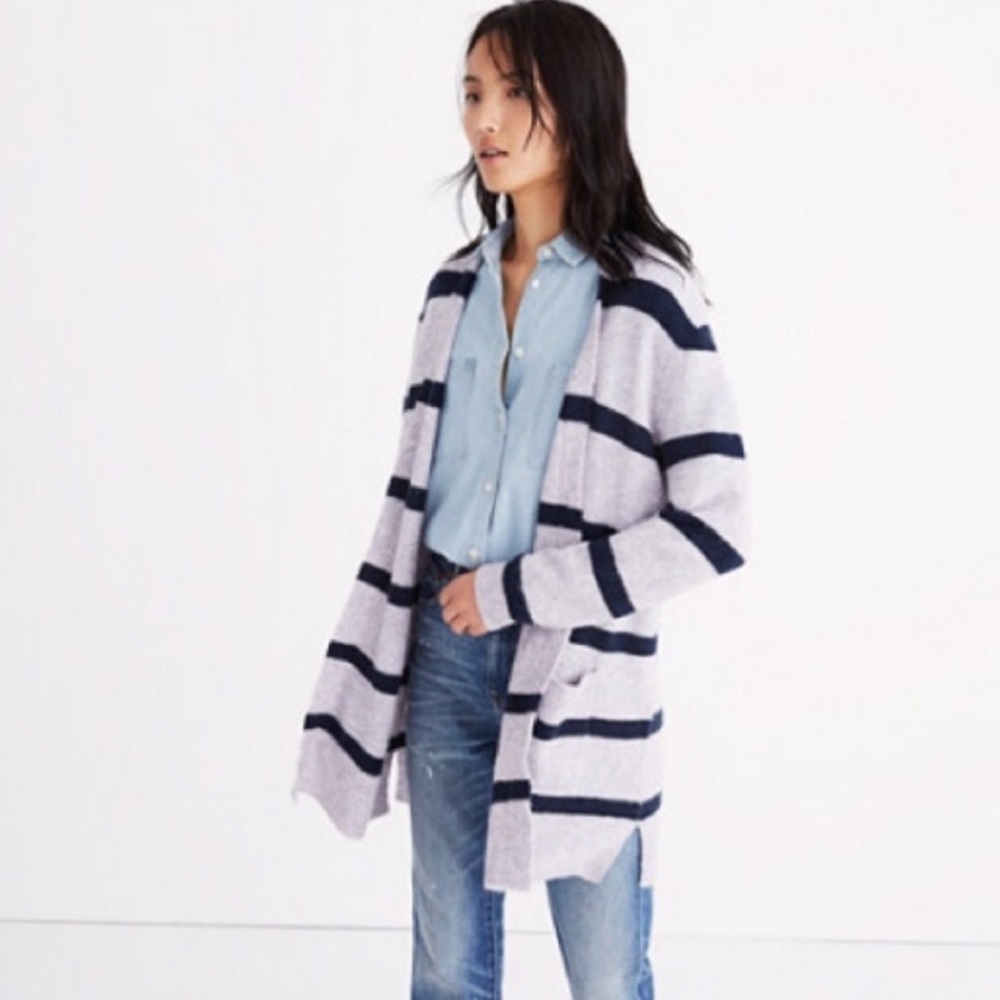 Kent Stripe Cardigan
